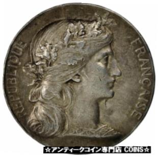  アンティークコイン コイン 金貨 銀貨   France, Medal, Agriculture, Marianne, Dupuis.D, EF(40-45), Silver