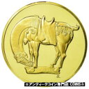  アンティークコイン コイン 金貨 銀貨   China, Medal, T'ang Dynasty Horse, MS(64), Vermeil