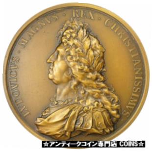  アンティークコイン コイン 金貨 銀貨   France, Medal, Louis XIV, Splendor Rei Navalis, Mauger, MS(60-62)