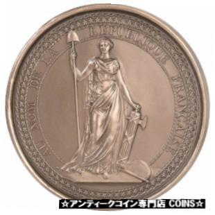  アンティークコイン コイン 金貨 銀貨   FRANCE, History, The Fifth Republic, Medal, MS(65-70), Bronze, 81