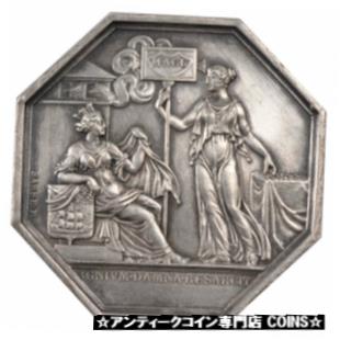  アンティークコイン コイン 金貨 銀貨   France, Insurance, Token, 1847, AU(55-58), Silver, Gailhouste #508