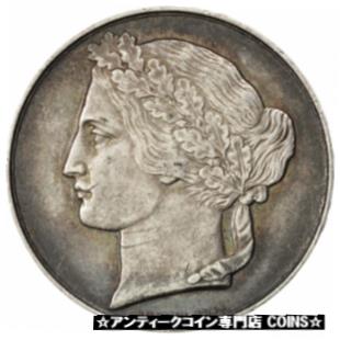  アンティークコイン コイン 金貨 銀貨   France, Instruction and Education, Token, 1849, AU(55-58), Silver, 8.05