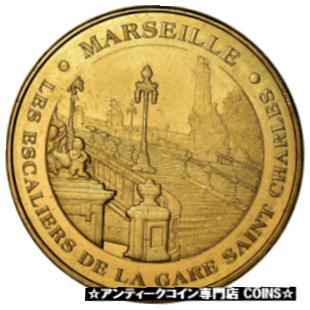  アンティークコイン コイン 金貨 銀貨   France, Token, Touristic token, Marseille - Les escaliers de la gare