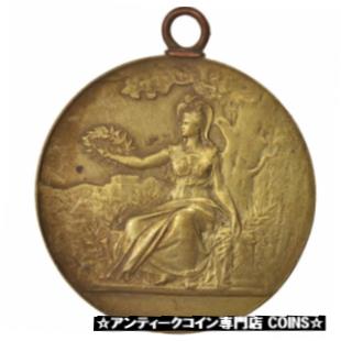  アンティークコイン コイン 金貨 銀貨   France, Medal, Politics, Society, War, XIXth Century, VF(30-35)