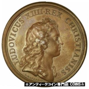  アンティークコイン コイン 金貨 銀貨   France, Medal, Louis XIV, La Citadelle de Marseille, 1660, Mauger