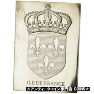  アンティークコイン コイン 金貨 銀貨   France, Medal, Les Armoiries des Provinces de France, Ile-de-France