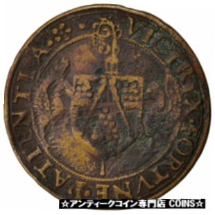  アンティークコイン コイン 金貨 銀貨   France, Token, Royal, VF(30-35), Brass, Feuardent:8250