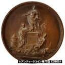  アンティークコイン コイン 金貨 銀貨   France, Medal, Louis XV sur un Piedestal, 1744, AU(50-53), Bronze