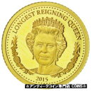 yɔi/iۏ؏tz AeB[NRC RC   [] [#552318] France, Medal, Elizabeth II, Longest Reigning Queen, 2015, MS(65-70)