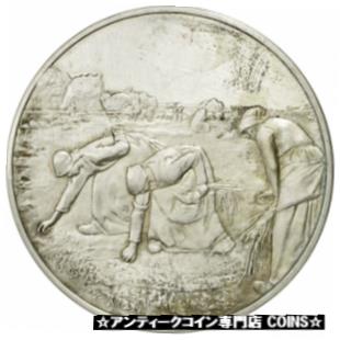 yɔi/iۏ؏tz AeB[NRC RC   [] [#554293] France, Medal, Peinture, Les Glaneuses, Millet, MS(60-62), Silver