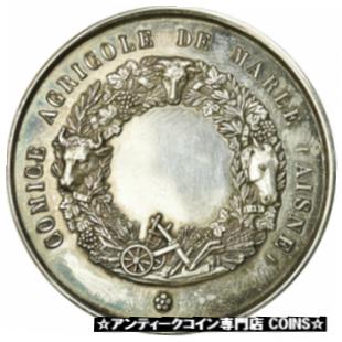  アンティークコイン コイン 金貨 銀貨   France, Medal, Comice Agricole de Marle, Aisne, MS(63), Silver