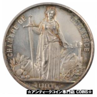 yɔi/iۏ؏tz AeB[NRC RC   [] [#70144] France, Chamber of Commerce, Token, MS(60-62), Silver, 21.83