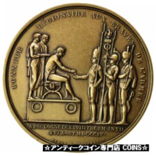 【極美品/品質保証書付】 アンティークコイン コイン 金貨 銀貨 [送料無料] [#68898] FRANCE History First French Empire Medal MS 65-70 Denon Bronze