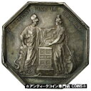 【極美品/品質保証書付】 アンティークコイン コイン 金貨 銀貨 送料無料 552711 France, Token, Banque de France, An VIII, Dumarest, AU(55-58), Silver