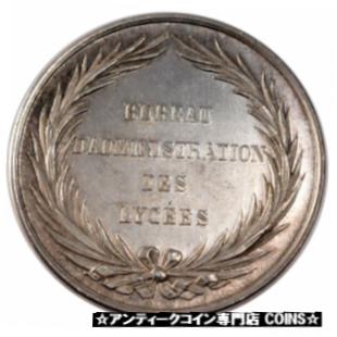  アンティークコイン コイン 金貨 銀貨   France, Instruction and Education, Token, MS(60-62), Silver, 19.80