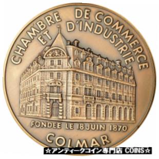  アンティークコイン コイン 金貨 銀貨   France, Medal, Chambre de Commerce et d'Industrie de Colmar, MS(64)