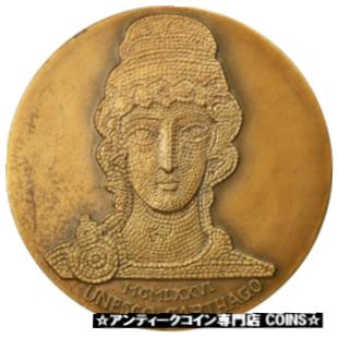  アンティークコイン コイン 金貨 銀貨   France, Medal, Unesco, Sauvegarde des Monuments de Carthage, Tschudin