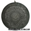 【極美品/品質保証書付】 アンティークコイン コイン 金貨 銀貨 送料無料 552364 Mexico, Medal, Calendario Aztec y Piedra del Sol, AU(50-53), Tin