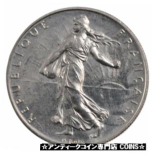 ڶ/ʼݾڽա ƥ    [̵] [#57669] FRANCE, Semeuse, Franc, 1990, Paris, KM #925.1, MS(65-70), Nickel, 24