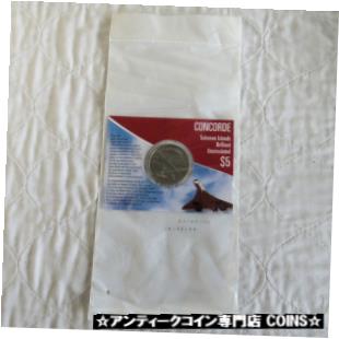 yɔi/iۏ؏tz AeB[NRC RC   [] SOLOMON ISLANDS 2003 CONCORDE BRILLIANT UNCIRCULATED $5 - still mint sealed pack