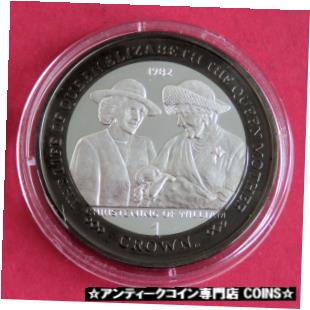  アンティークコイン コイン 金貨 銀貨  GIBRALTAR 2002 QUEEN MOTHER BLACKENED EDGE MEMORIAL SILVER PROOF CROWN