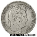  アンティークコイン コイン 金貨 銀貨   France, Louis-Philippe, 5 Francs, 1834, Perpignan, VF(20-25), Silver