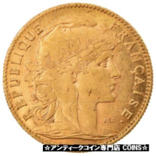 アンティークコイン コイン 金貨 銀貨   Coin, France, Marianne, 10 Francs, 1907, Paris, AU(50-53), Gold