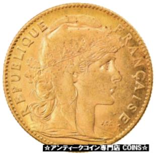  アンティークコイン コイン 金貨 銀貨   Coin, France, Marianne, 10 Francs, 1906, Paris, AU(50-53), Gold