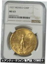 yɔi/iۏ؏tz AeB[NRC  1927 GOLD MEXICO 50 PESOS WINGED VICTORY COIN NGC MINT STATE 63 EARLY DATE [] #gct-wr-3560-1060