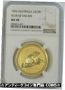 1996 ゴールド オーストラリア 1オンス NGC ミントステート 70 子年旧暦 $1001996 GOLD AUSTRALIA 1oz NGC MINT ...