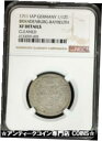  アンティークコイン コイン 金貨 銀貨  1711 IAP SILVER GERMAN STATE BRANDENBURG BAYREUTH 1/12 THALER NGC XF DETAILS