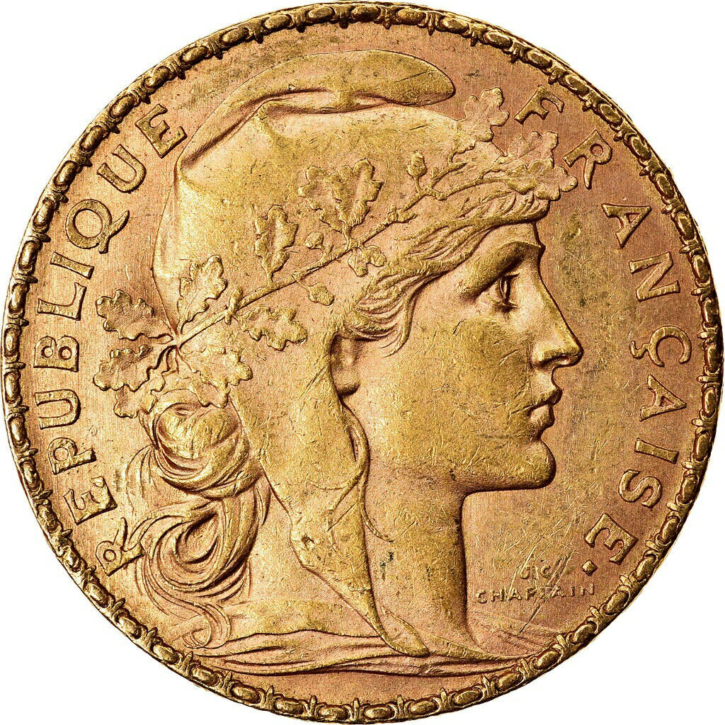 yɔi/iۏ؏tz AeB[NRC RC   [] [#874332] Coin, France, Marianne, 20 Francs, 1904, Paris, AU(55-58), Gold