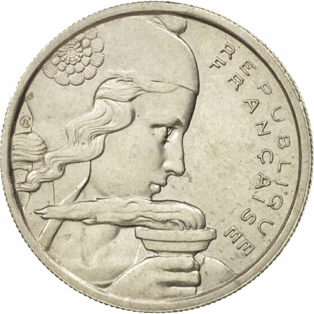  アンティークコイン コイン 金貨 銀貨   Coin, France, Cochet, 100 Francs, 1955, Beaumont le Roger, AU(55-58)