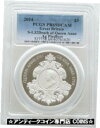  アンティークコイン コイン 金貨 銀貨  2014 Queen Anne Piedfort ?5 Five Pound Silver Proof Coin PCGS PR69 DCAM