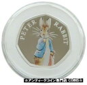 【極美品/品質保証書付】 アンティークコイン コイン 金貨 銀貨 送料無料 2019 Royal Mint Peter Rabbit 50p Fifty Pence Silver Proof Coin Box Coa