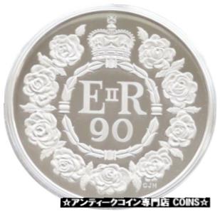 【極美品/品質保証書付】 アンティークコイン コイン 金貨 銀貨 送料無料 2016 Royal Mint Queens 90th Birthday UK 5 Five Pound Silver Proof Coin Box Coa