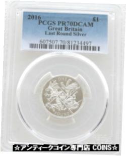  アンティークコイン コイン 金貨 銀貨  2016 Royal Mint Last Round Pound ?1 One Pound Silver Proof Coin PCGS PR70 DCAM