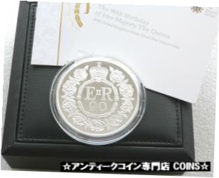  アンティークコイン コイン 金貨 銀貨  2016 Royal Mint Queens 90th Birthday UK ?10 Ten Pound Silver Proof Coin Box Coa