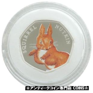 ڶ/ʼݾڽա ƥ    [̵] 2016 Beatrix Potter Squirrel Nutkin 50p Fifty Pence Silver Proof Coin Box Coa