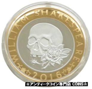  アンティークコイン コイン 金貨 銀貨  2016 Shakespeare Tragedies Piedfort ?2 Two Pound Silver Proof Coin Box Coa