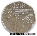  アンティークコイン コイン 金貨 銀貨  2018 Representation of the People Act 50p Fity Pence Coin Uncirculated