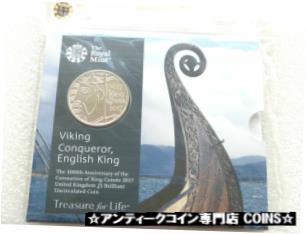  アンティークコイン コイン 金貨 銀貨  2017 Royal Mint Coronation of King Canute ?5 Five Pound Coin Pack