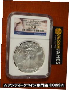  アンティークコイン コイン 金貨 銀貨  2014 (S) $1 AMERICAN SILVER EAGLE NGC MS70 EARLY RELEASE STRUCK AT SAN FRANCISCO