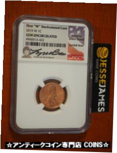  アンティークコイン コイン 金貨 銀貨  2019 W LINCOLN CENT NGC GEM UNCIRCULATED LYNDALL BASS SIGNED 1C PENNY