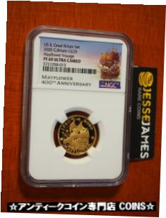  アンティークコイン コイン 金貨 銀貨  2020 ?25 GREAT BRITAIN GOLD MAYFLOWER NGC PF69 ULTRA CAMEO 7.8 GRAMS 24K GOLD