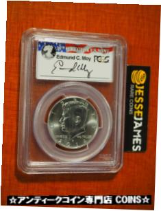  アンティークコイン コイン 金貨 銀貨  2014 D SILVER KENNEDY HALF DOLLAR PCGS MS70 FIRST STRIKE EDMUND MOY SIGNED