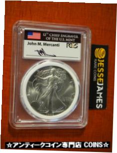  アンティークコイン 銀貨 1986 $1 AMERICAN SILVER EAGLE PCGS MS70 MERCANTI SIGNED MINT ENGRAVERS SERIES  #sot-wr-3568-721