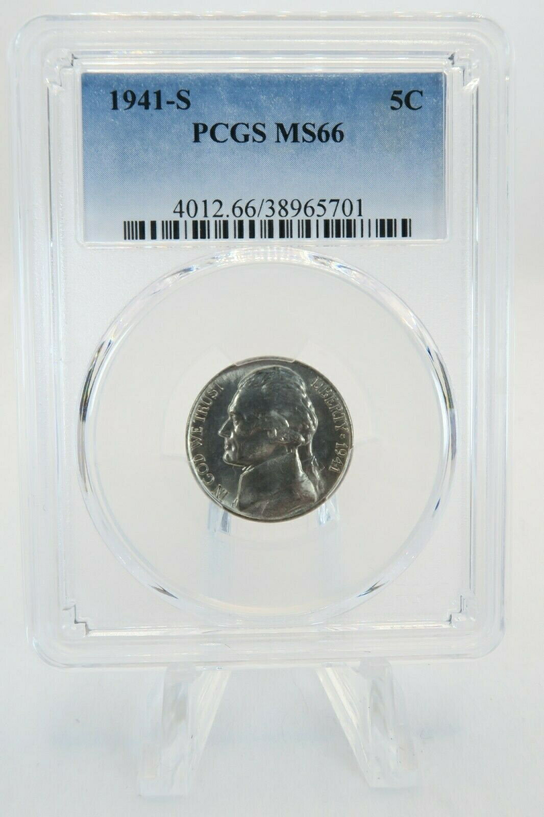 ڶ/ʼݾڽա ƥ    [̵] 1941-S PCGS MS66 Jefferson Nickel Business Strike 5C