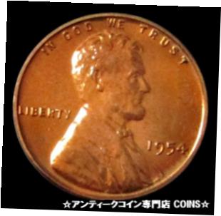yɔi/iۏ؏tz AeB[NRC RC   [] 1954 PROOF LINCOLN PENNY WHEAT CENT MINT STATE RED