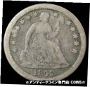 【極美品/品質保証書付】 アンティークコイン コイン 金貨 銀貨 [送料無料] 1842 O SILVER USA SCARCE DATE SEATED LIBERTY HALF DIME TYPE COIN VG